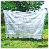 Alu Beschattungsnetz Sonnenschutz Markise Balkon Terrassen Sonnensegel Sichtschutz Deko Schattierungsnetz Camping Für Outdoor Garten Abdach Pavillon Dachgeschoss 1m 2m 3m 4m (Size : 1x3M)