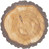 matches21 Weichschaum-Bodenbelag NOVA Sky Antirutschmatte Weichschaummatte Küche Bad Baumscheibe Holzoptik Ø 67 cm