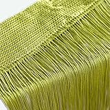 AQ899 Door String Curtain 1 Panel for Windows to String Curtains Net Divider Fly Patio Size Screen Fringe Door Cut Home Decor Drapes for Bedroom Living Room 50cmx200cm