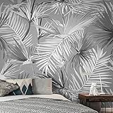 Fototapete Nordic Tropical Plant Leaves TV-Sofa Art l De Parede Sala Moderne Tapete Wandbilder Wohnzimmer Schlafzimmer Wand Dekoration 3D Wandtapete Tapeten 350x256cm Yuekuomao366