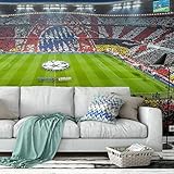 Fototapete Vlies Bayern München Stadion Choreo Immer weiter Arena Bundesliga Fußball Fans Wall-Art 384x260 cm