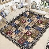 Kunsen küchenteppich rutschfest Home Decor Schlafzimmer rechteckiger Teppich Studie Niederflor-Teppich verschleißfest rutschfest flokati Teppich waschbar Teppich Baby 120X160CM 3ft 11.2' X5ft 3'