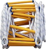 Strickleiter, Feuerleiter, schneller Einsatz mit Hakenhandschuhen, praktisch, wiederverwendbar, Starke Tragfähigkeit (Size : 20m)