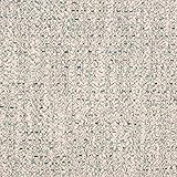 SCHÖNER LEBEN. Bezugsstoff Möbelstoff Polsterstoff Zircon Boucle-Optik Struktur beige türkis 1,4m Breite