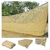 ANSNOW Tarnnetz, 2 X 3 M, Armee-Tarnnetz, Braun, 5 X 3 M, 2 X 3 M, Tarnnetz, Wald-Verstärkungsnetz Für Kinder, Spielhöhle, Schatten, Militär, Jagd, Schießstand, Camping, Outdoor, Versteck, Auto, Garte