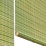 Bambusrollo- Grün Bambus Rollo Jalousien Plissee-Sonnenbrille, Fenster Sichtschutz Rollos Haken-Rollo für Veranda/Abgeschnitten, Wasserfester Mehltau (größe : 120x220cm)