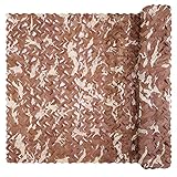 Sensong Tarnnetz Camouflage Netz Desert 1.5 x 5M Armee Tarnung Net für Deko Waldlandschaft Jagd Sichtschutz Sonnenschutz Outdoor Camping Garten