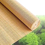 EMISOO Natur Bambusrollo 100x200cm Outdoor Raffrollo Holzrollo Wetterfest Sonnenschutz Rollo Mit Lifter Natürliches Bambus Rollo Jalousie Für Fenster Terrasse Garten (Size : 180x150cm)
