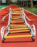 Notfall-Fluchtseilleiter, Seilrettungsleiter, Kletter-Feuerleiter, schnelle Bereitstellung, einfach zu bedienen (Color : 12m/39ft)