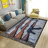 LYPOCS Wohnzimmer Teppich 3D-Druck Teppich Visueller Teppich Rutschfester Teppich Badezimmer Teppich Fitnessstudio Halluzination Teppich Anime Teppich 80X150Cm I3982