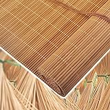 Fenster-Rollo Bambus Jalousie Bambus Hochwertiges Bambus Rollo Bambusrollo Blickdicht Bambusrollo In Natur, 60% Lichtabschirmung Robust Und Langlebig Dekoration Für Zuhause