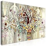 murando Wandbild Mega XXXL Gustav Klimt Baum des Lebens 160x80 cm Einteiliger XXL-Format Kunstdruck zur Selbstmontage Leinwandbilder moderne Bilder DIY Wanddekoration Wohnung Deko l-A-0033-ak-e