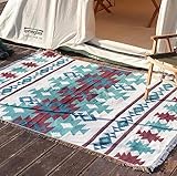 Peel Forest Outdoor Teppich Boho Decke,Camping,marokkanisch,reisedecke,Wohnwagen,Decke draußen (50'X60')