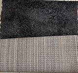 Generisch Teppich rechteckig, Höhe: 30 mm, Teppich, Uni Farbe, besonders weich und kuschelig, flauschig 1 kg