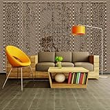 YOUPO Bewegliches Wandbild Vintage gesprenkelte braune Tapete 3D-Prägetapete Schlafzimmer Wohnzimmer TV Sofa Hintergrund Tapete