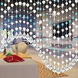 AQ899 Crystal Beads Chains Crystal Glass Bead Curtain Wedding Decor Luxury Drapes for Bedroom Living Room