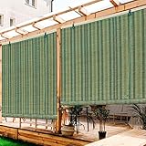 Bambu Jalousien Rollo Für Innen, Fenster-Rollo Bambusrollo Bambus Raffrollos, RollläDen FüR Fenster Tür, Anpassbar, Sonnenschutz Dekoration Lüftung Sichtschutz Rollläden Vorhänge