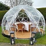 Blasenzelt, Kuppelhaus, Campingzelt, 3,6 m, für den Garten, im Freien, durchsichtige Kuppel, Unterschlupf, geodätische Kuppel, für 6–8 Personen für Hinterhof-Terrassen, Pavillons, Sichtschutz