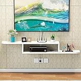 Wandhängender TV-Ständer, schwebendes TV-Gerät, wandmontierter TV-Schrank für Router-Regal, DVD-Set-Top-Box-Aufbewahrung/C/100 cm