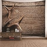 BCughia Tapisserie, Tapestry Braun Polyester AST Wandbehang 240x220cm (94' x 87') Moderne Wanddeko Geschenk