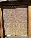 Bambusrollo Aussenbereich Wetterfest,Bambus Rollo Jalousine Outdoor,Lichtfilternde Rollos Schilfvorhang,Natürliches Schilfrollo,Fensterrollo Sonnenschutz Verdunkelungsrollo,70x140cm