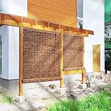 MMleYN Retro Bambusrollo Wetterfest, Sonnenschutz Rollo Bambus, Bambusrollo Für Fenster/Pavillon/Balkon/Garten, Terrasse Dekoration, Wärmeisolierung Schattig Und Atmungsaktiv (Size : 80x130cm)