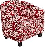 Sesselhusse Sesselbezug 2-teiliger Sesselschoner Sesselüberwurf Jacquard Elastisch Stretch Sofahusse Husse für Clubsessel Loungesessel Cocktailsessel mit Kissenbezug für Tullsta ( Color : #75 )