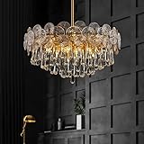 Pendelleuchte Kristall Kronleuchter Decke Kronleuchter Beleuchtung Licht Luxus Kristall Kronleuchter Postmoderne Glas Kronleuchter Kreative Wohnzimmer Lampe Esszimmer Schlafzimmer Luxuslampe Hängeleuc