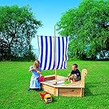 Promadino Sandkasten Störtebeker mit Segel