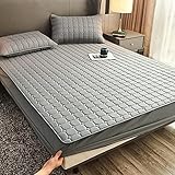 JIANINGHOME Bettlaken Rundumgummizug 200x220,Weich Mikrofaser Matratzen Topper - auch für Boxspring-Betten