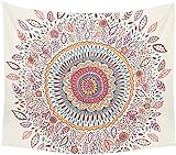 Goldbeing indischer Wandteppich Wandbehang Mandala Tuch Wandtuch Gobelin Tapestry Goa Indien Hippie-/ Boho Stil als Dekotuch/Tagesdecke indisch orientalisch Psychedelic (203 x 153cm, Style 3)
