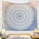 Wandtuch Boho Wandbehang Mandala Tapisserie Indisch Wandteppich ohemian Psychedelic komplizierte Wohnheim hippie decke groß