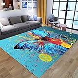 Xisnuient Waschbar Bereich Teppich Slip Innenräume Küche Eingang Vorderseite Türmatte Drucken Akzent Wurf Schlafzimmer Eintrag Wäschekammer (Multi 2,80x120 cm)