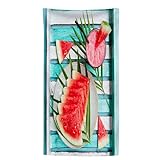 Strandtuch Wassermelone Mikrofaser Strandtuch Groß 140x200 Bedruckt Strandhandtuch Sandfrei Schnelltrocknend Strandtücher als Strand Badetuch Saunahandtuch
