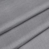 PINaPIN Wasserdichter Polyesterstoff 100% Polyester Stoffe meterware zum nähen Gartenmöbel, Schirme, Vorhänge für Garten 100x160 cm (GRAU)