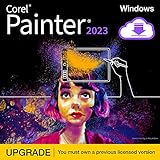 Corel Painter 2023 Upgrade | Software für digitales Malen | Illustration, Konzept, Foto und bildende Kunst | Unbefristete Lizenz | 1 Gerät | PC/MAC | Code [Kurier]