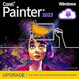 Corel Painter 2023 Upgrade | Software für digitales Malen | Illustration, Konzept, Foto und bildende Kunst | Unbefristete Lizenz | 1 Gerät | PC/MAC | Code [Kurier]