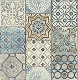 KT·EXCLUSIVE WALL FASHION Selbstklebende Tapeten | Orientalische Tapeten | Oriental Tiles | Türkis