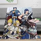 Anime Black Clover Fleece Überwurfdecke Für Sofa, Couch, Stühle, Weiche Flauschige Warme Bettdecke, Heimdekoration, Tagesdecke Für 4 Jahreszeiten 50x60inch(127x152cm)