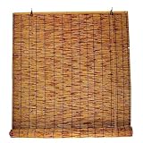 Bambusrollos Aussenbereich Natur 50cm 80cm 90cm 150cm Sonnenschutzrollos Bambus Rollo Jalousine Anpassbar Sichtschutz Schilf Vorhang für Restaurant Pavillon Außen/Innen (Size : W150 x H200cm)