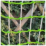 XXN Kletterseilnetz,Kletterseilnetz Kinderschaukel Leiter Nylon Baumhaus Zaun Sicherheit Last Festes, Schweres Decksnetz für Erwachsene Balkondekorationsnetz (Size : 1 * 15m(3.3 * 49ft))