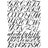 Stanzschablonen, Buchstaben & Zahlen, 69 Stück