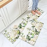 Aoojlo KüChenteppich, KüChenläUfer, Teppich LäUfer KüChe, KüChenläUfer KüChenteppich Waschbar rutschfest, KüChen Teppiche, TeppichläUfer, KüChenteppiche, Kitchen Mat, KüChenmatte Feder, 80x200cm