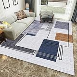 RUGMRZ Kleine Teppiche Abstrakter schmutzabweisender Salon Carpet Living Room antirutsch Teppich kuschelteppich60X90cm