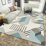 RUGMRZ Dekoration Schlafzimmer Abstrakter schmutzabweisender Salon Teppich vorzimmer vorleger Teppich Dekoration wohnzimmer120X180cm