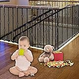 3 Meter Treppenschutznetz,Sicherheitsnetz für Kinder,Treppengeländer Sicherheitsnetz,Treppe Geländer Zaun Mesh,Treppennetz,Safety Net,Baby Balkonnetz,Treppen Schutznetz