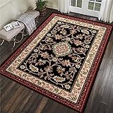 AU-SHTANG Dekoration Wohnzimmer Grüner Teppich, atmungsaktive Haus Dekoration ist leicht zu verwalten und verblasst Nicht Teppichdeko modern,Grün,120x190cm