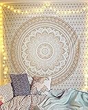 Beyond Dreams Wand Dekoration - Mandala - 150 x 200cm - Boho Schmuck - Design Tuch - Wandteppich - Stimmungsvolle Deko