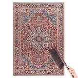 Teppich Orient Teppiche, Perserteppich Mit Orientalisch Muster, Ornamente Muster Webteppich, Weicher Teppich Perser ​für Wohnzimmer Schlafzimmer Esszimmer (Set : D, Size : 240 * 340CM)