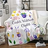 phonxia Kuscheldecke 180x220 lila Eier Gewichtsdecke Flauschig Weich und Flanell Decke in Microfaser TV-Decken Sofadecke Wohndecke Picknickdecke, Decke Langlebig Kinder Erwachsener